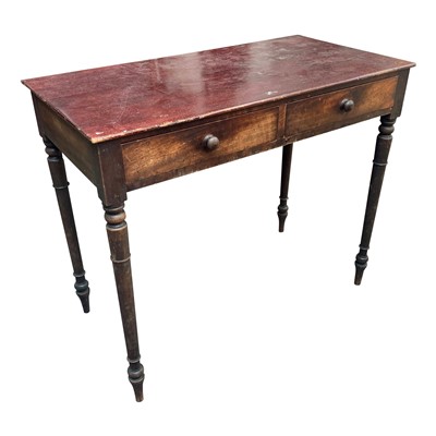 Lot 3357 - A Victorian mahogany side table, height 81cm,...