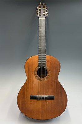 Lot 248 - A Saehan SC30 nylon stringed guitar, and a...