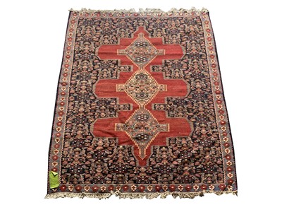 Lot 1235 - A Senna Kelim rug, early-mid 20th century,...