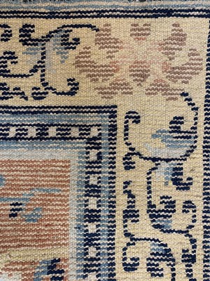 Lot 1228 - A Chinese carpet, 19th century, the camel...