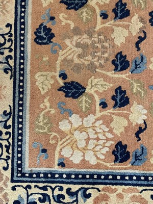 Lot 1228 - A Chinese carpet, 19th century, the camel...