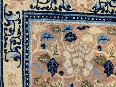 Lot 1228 - A Chinese carpet, 19th century, the camel...