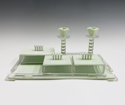 Lot 375 - An Art Deco period early plastic dressing...