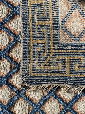 Lot 1233 - Three matching Chinese runners, 19th century,...