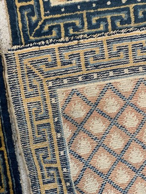 Lot 1233 - Three matching Chinese runners, 19th century,...