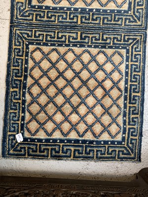 Lot 1233 - Three matching Chinese runners, 19th century,...