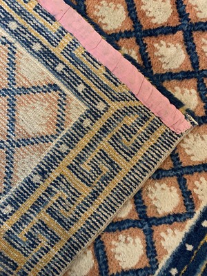 Lot 1233 - Three matching Chinese runners, 19th century,...