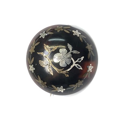 Lot 2543 - A 19th century pique brooch.