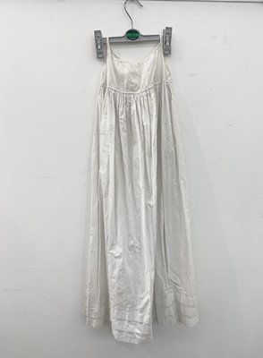 Lot 2811 - A pretty broderie Anglais, long Victorian...