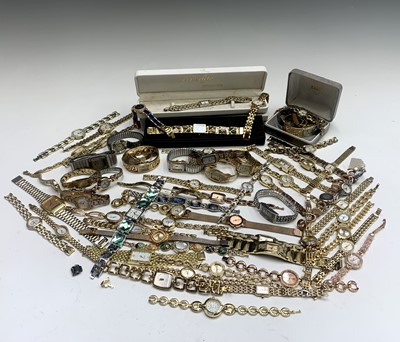 Lot 94 - A huge collection of ladies watches