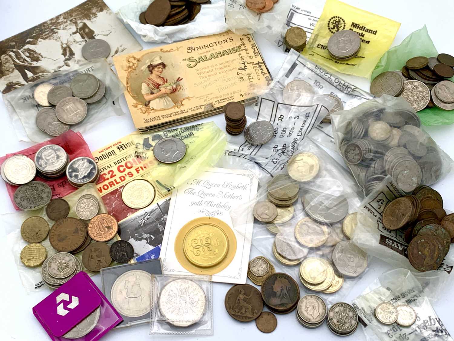 Lot 13 - Great Britain & Isle of Man Coins etc - A box...