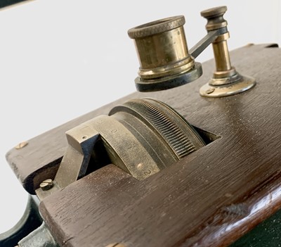 Lot 460 - A 4 inch equatorial refracting telescope, by...