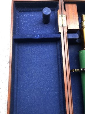 Lot 460 - A 4 inch equatorial refracting telescope, by...