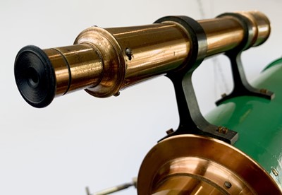 Lot 460 - A 4 inch equatorial refracting telescope, by...