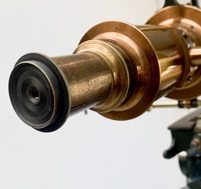 Lot 460 - A 4 inch equatorial refracting telescope, by...
