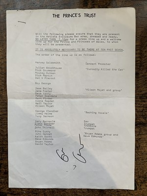Lot 1236 - Eric Clapton, a twice autographed 'Welcome...