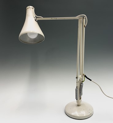 Lot 444 - A Herbert Terry Anglepoise lamp, cream painted...