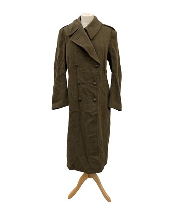 Lot 2815 - A French army issue wool greatcoat, Marseille...