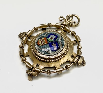 Lot 353 - An impressive matt silver-gilt jewel with...