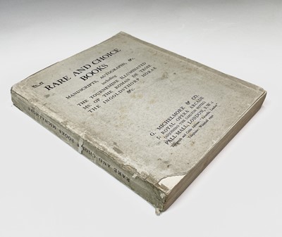 Lot 1 - DISSERTATIONS. Nine including items Upsala...