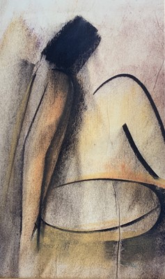 Lot 1419 - After Mary STORK Seated Figure Colour print on...