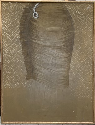 Lot 1430 - A large striking and unusual gouache painting...