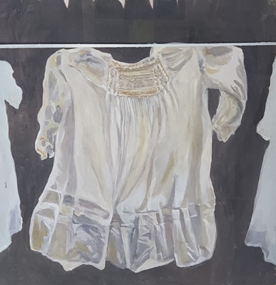 Lot 175 - Judith KERR Baby Dress Oil on board and mixed...