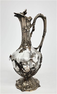 Lot 2179 - An elegant late 19th century silver mounted...