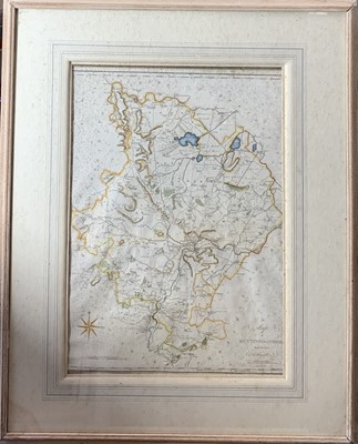 Lot 687 - JOHN CARY. Two part hand col and engraved map...