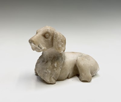 Lot 74 - An early 19th century carved marble sculpture...