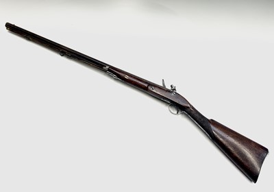 Lot 195 - A 19th century flintlock musket, for a child,...