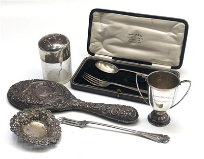 Lot 2145 - Miscellaneous items. 6.10oz weighable silver.