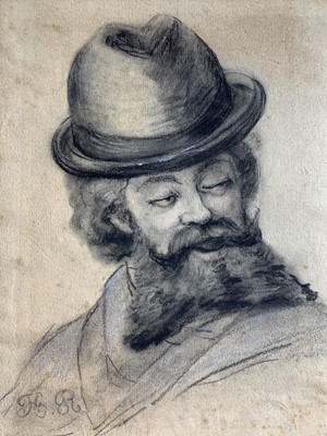Lot 1403 - HR (19th Century) Portrait of a Gentleman...