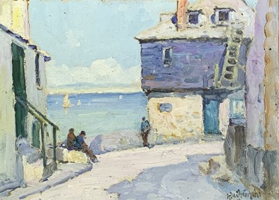 Lot 133 - Gustave DE BREANSKI (c.1856-1898) St Ives Arts...