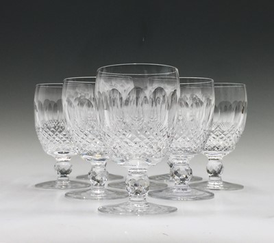 Lot 1143 - A set of eight Waterford crystal 'Colleen'...