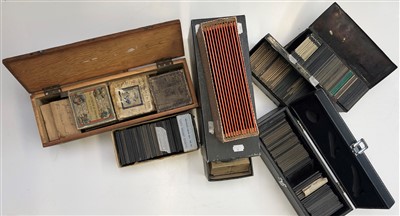 Lot 20 - A quantity of magic lantern slides, stories,...