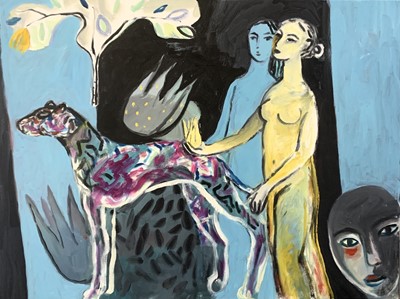 Lot 188 - Janet LYNCH (1938) Hunter with Main de Buddha...