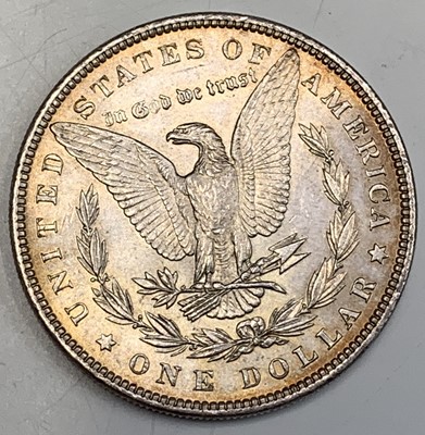 Lot 25 - USA Morgan Silver Dollars. A run of four US...