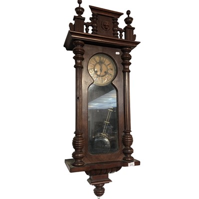 Lot 3025 - A 19th century mahogany cased Vienna wall...