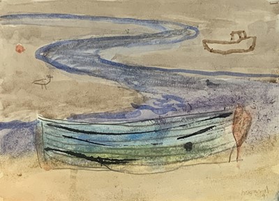 Lot 269 - Charles HOWARD (1922) Boat and Mudflats,...