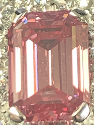 Lot 144 - A rare and valuable 3.16ct pink diamond ring,...