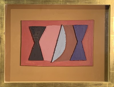 Lot 49 - Breon O'CASEY (1928-2011) Grey Moon Acrylic...