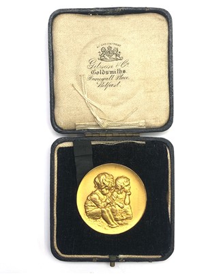 Lot 2694 - A 9ct gold Ulster Hospital for Children medal...
