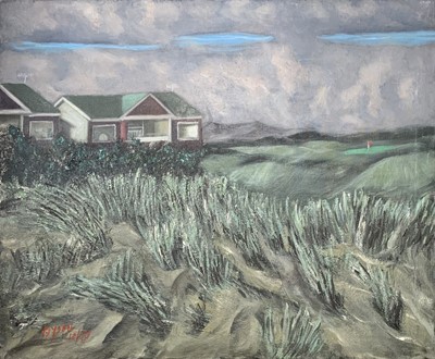 Lot 183 - Julian DYSON (1936-2003) Golf Course Oil on...