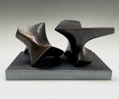 Lot 102 - Paul MOUNT (1922-2009) Sculptural Forms Bronze...