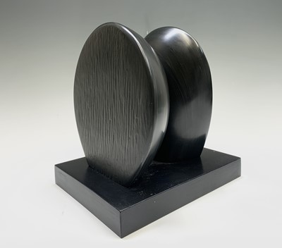 Lot 104 - Tommy ROWE (1941) Two Forms Slate sculpture...