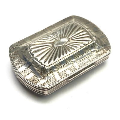 Lot 2705 - An unusual George lll snuff box by Samuel...