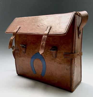 Lot 59 - A World War II leather Swedish army veterinary...