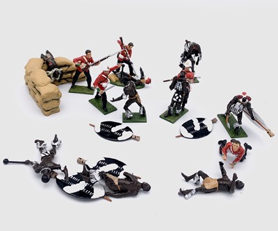 Lot 661 - Little Legion - Toy Soldiers - Zulu Wars - set...