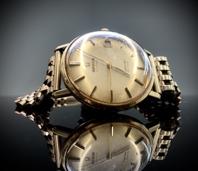Lot 103 - An Omega gold and stainless steel gentleman's...